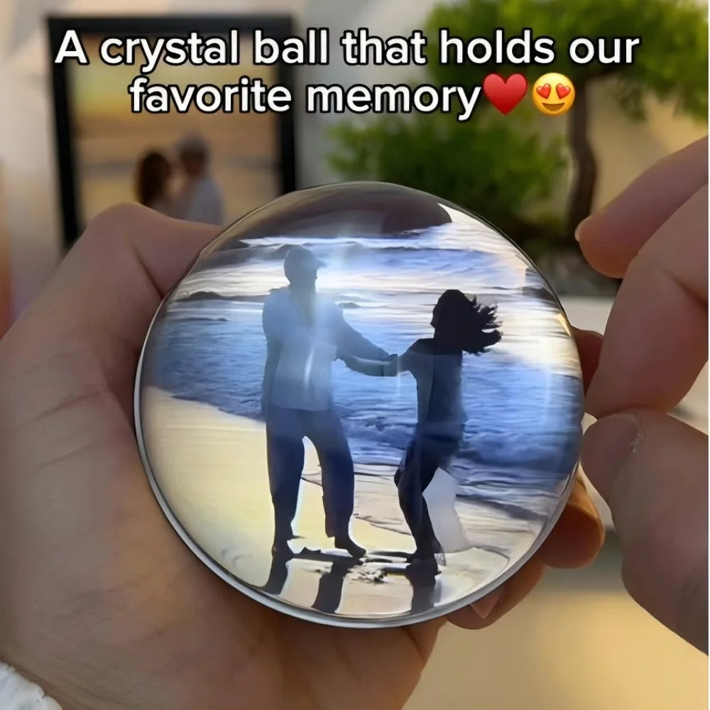 Memory Glow™ 3D Photo Crystal Lamp™