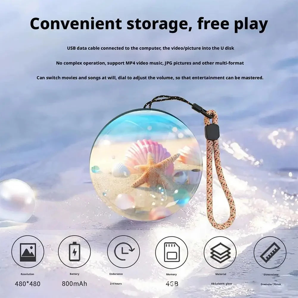 Memory Glow™ 3D Photo Crystal Lamp™